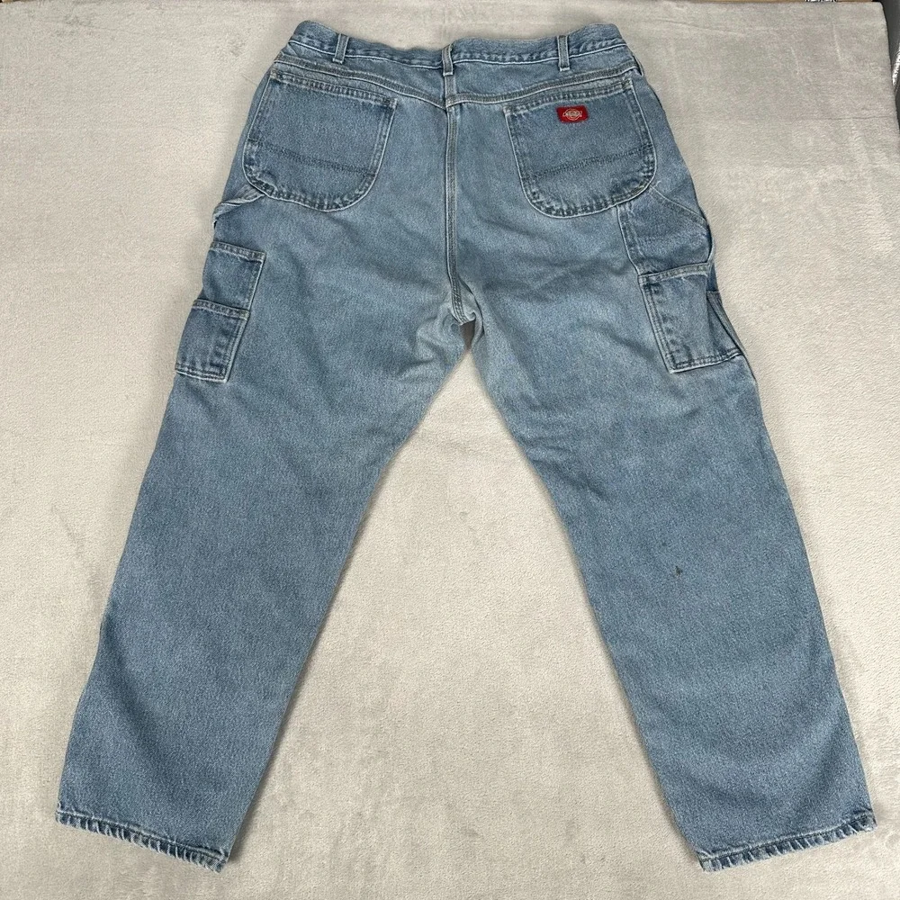 Vintage Dickies Double Knee Jeans Men's 40x30 Denim Carpenter Workwear